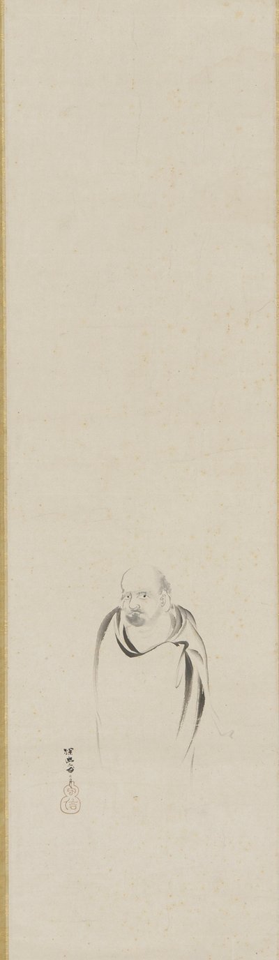 Bodhidharma by Kanō Tan’yū